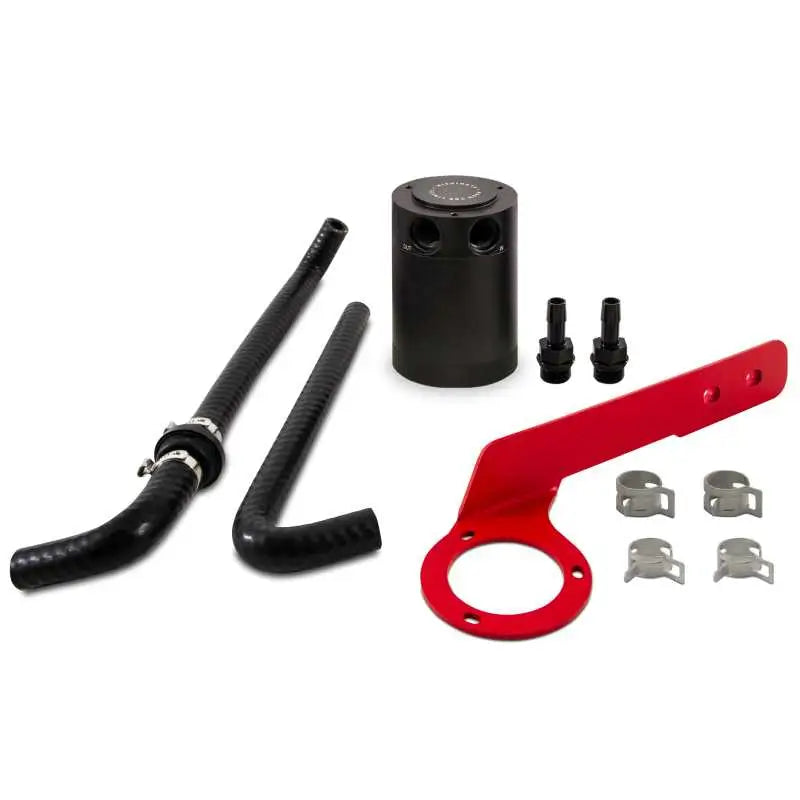 Mishimoto 2018+ Honda Accord 2.0T Baffled Oil Catch Can PCV Side - Red 