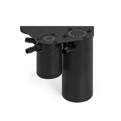 Black dual oil catch can for Ford F-150 3.5L EcoBoost EcoBoost oil catch kit