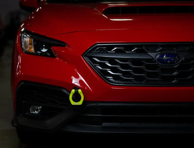 Mishimoto 2022 + Subaru WRX Front Tow Hook Neon Yellow - Truck & Automotive