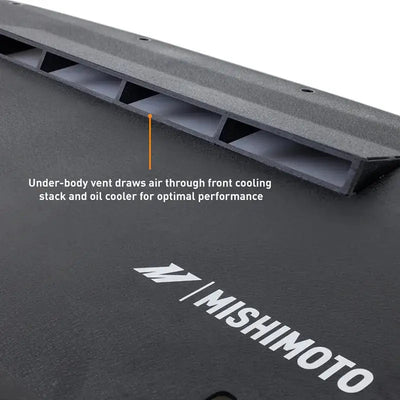 Mishimoto 2023 + Nissan Z Skid Plate Engine - Wrinkle Black - Body Armor & Protection
