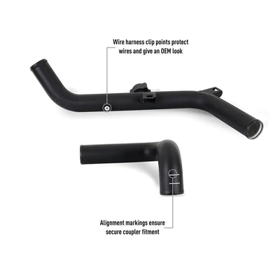 Mishimoto 21 + Ford Bronco 2.7L High Mount INT Kit BK Pipes SL Core - Truck & Automotive