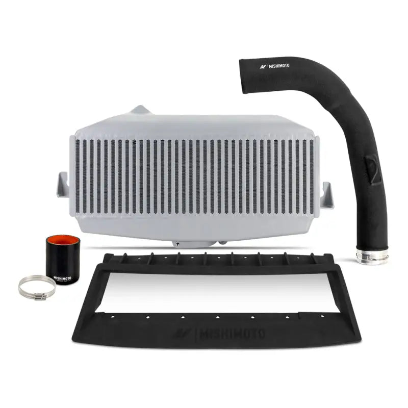 Mishimoto 22 + WRX TMIC Kit Silver Core Black Pipes - Truck & Automotive