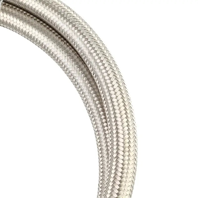 Mishimoto 3ft stainless steel braided hose with -10AN fittings for durable performance