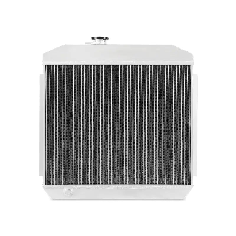 White aluminum radiator for Chevrolet Bel Air 55-57 inline 6 Mishimoto upgrade