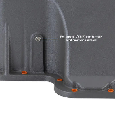 Mishimoto 89-10 Powerstroke E4OD 4R100 5R110 Trans Pan Cast GR - Truck & Automotive