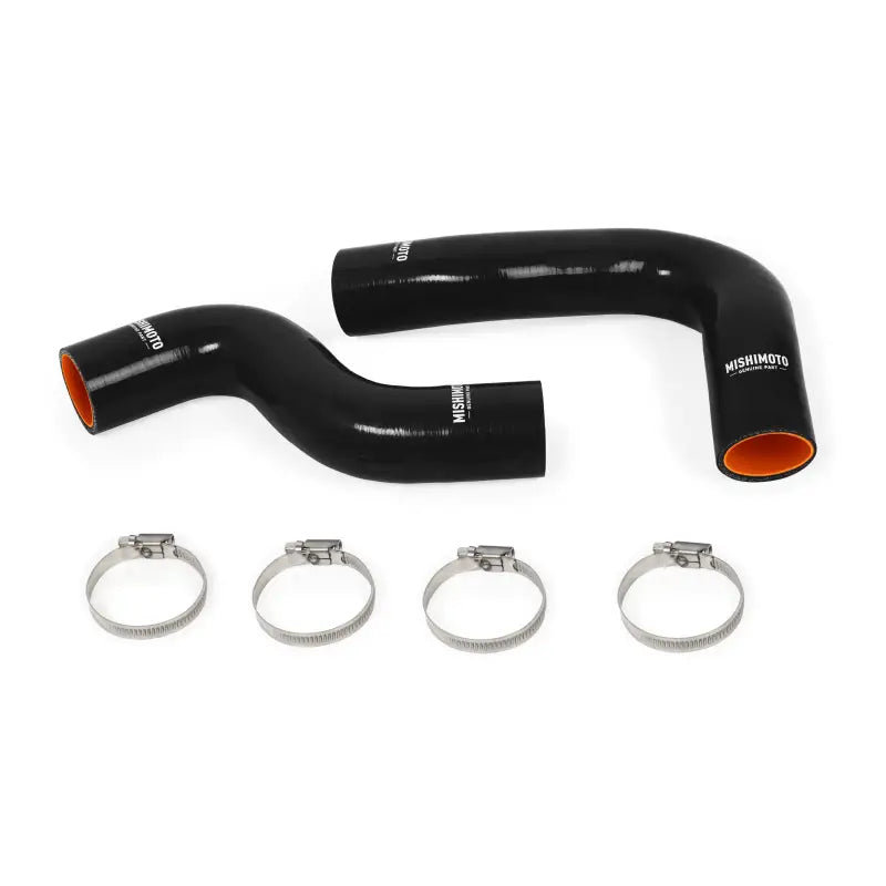 Black silicone radiator hose and clamp kit for WRX STI Turbo turbocharge upgrade