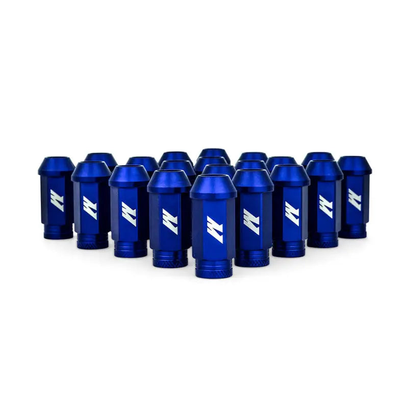 Mishimoto Aluminum Locking Lug Nuts M12x1.25 20pc Set Blue - Truck & Automotive