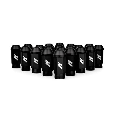 Mishimoto Aluminum Locking Lug Nuts M12x1.5 20pc Set Black - Truck & Automotive