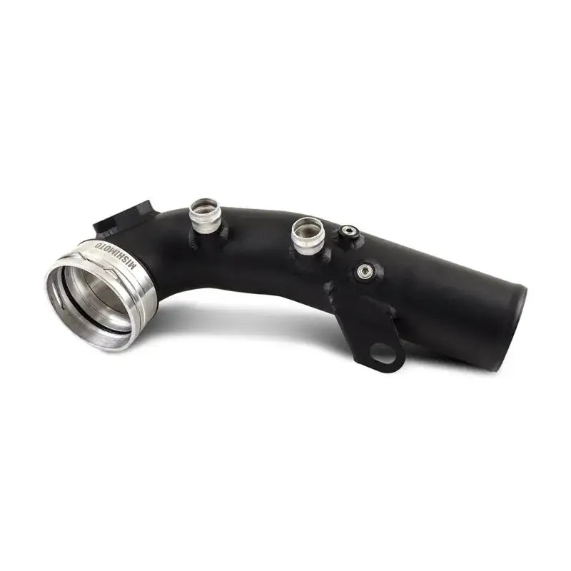Black metal intake pipe for Mishimoto BMW N54 charge pipe upgrade