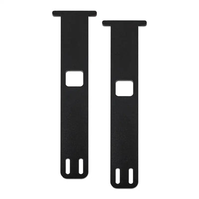 Black metal hard case mount brackets for Mishimoto Borne Off-Road Hard Case Set