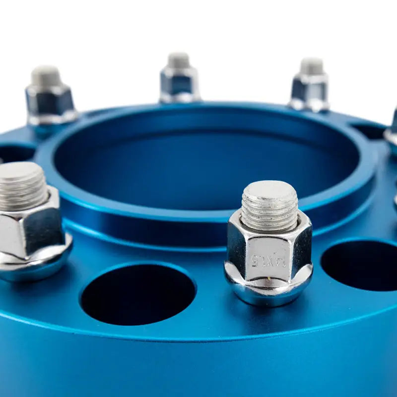 Mishimoto Borne Off-Road Wheel Spacers - 5x127 - 71.6 - 45mm - M14 - Blue - Truck & Automotive