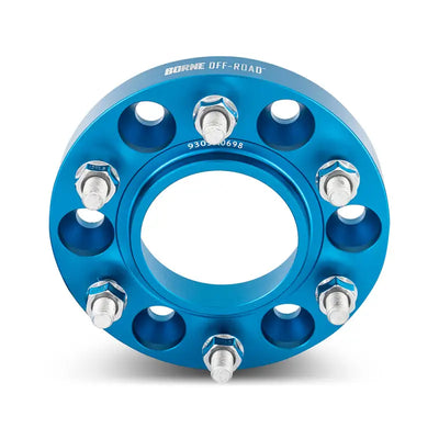 Mishimoto Borne Off-Road Wheel Spacers - 6x139.7 - 78.1 - 25mm - M14x1.5 - Blue - Truck & Automotive