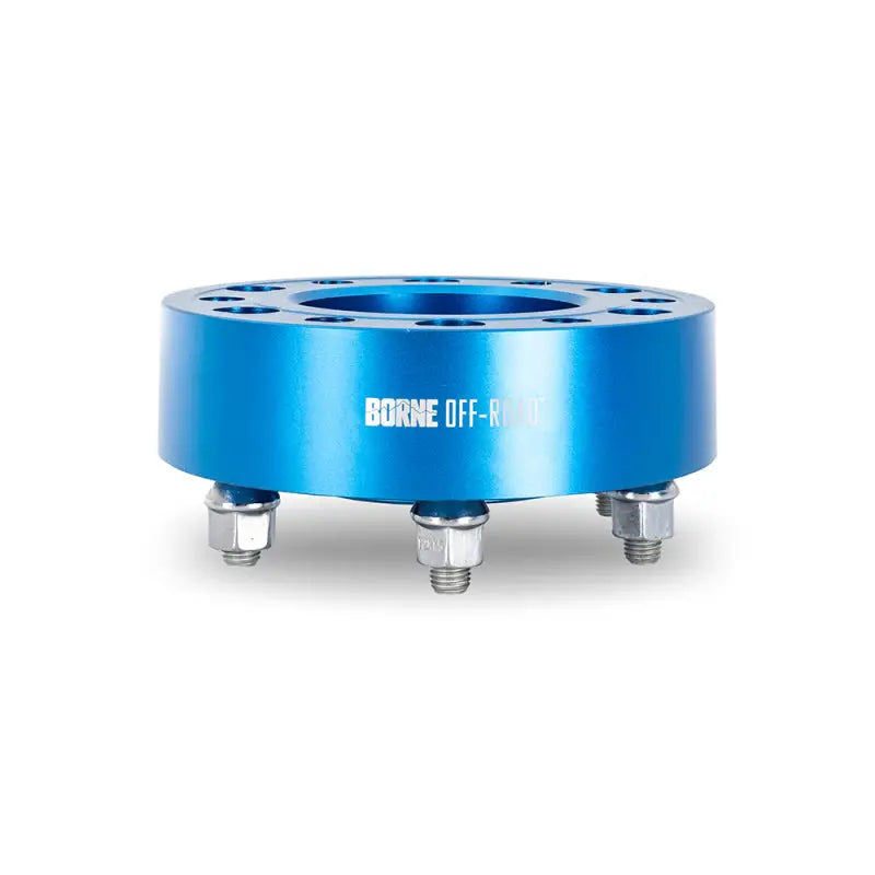 Mishimoto Borne Off-Road Wheel Spacers - 6x139.7 - 93.1 - 50mm - M12 - Blue - Truck & Automotive