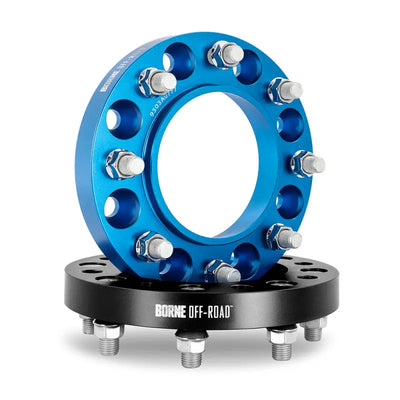 Mishimoto Borne Off-Road Wheel Spacers 8X165.1 121.3 25 M14 Blk - Truck & Automotive
