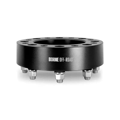 Mishimoto Borne Off-Road Wheel Spacers 8x180 124.1 50 M14 Black - and Tire Accessories