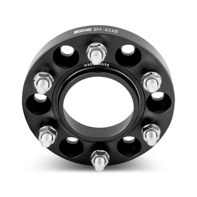 Black Mishimoto Borne Road Wheel Spacers with bolts for enhanced vehicle stance