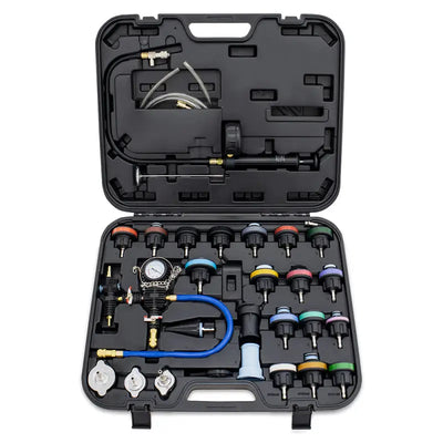 Mishimoto Cooling System Pressure Tester / Vacuum Purge Kit - 28pc - Truck & Automotive