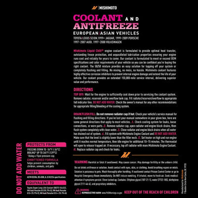 Mishimoto Liquid Chill EG Coolant European/Asian Vehicles Pink/Red - Cooling