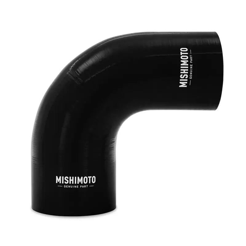 Mishimoto Silicone Reducer Coupler 90 Degree 3.5in to 4in - Black - Truck & Automotive