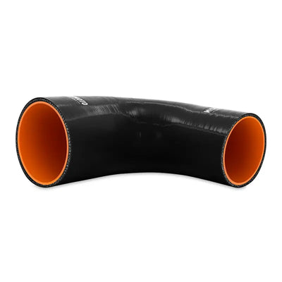 Mishimoto Silicone Reducer Coupler 90 Degree 3.5in to 4in - Black - Truck & Automotive