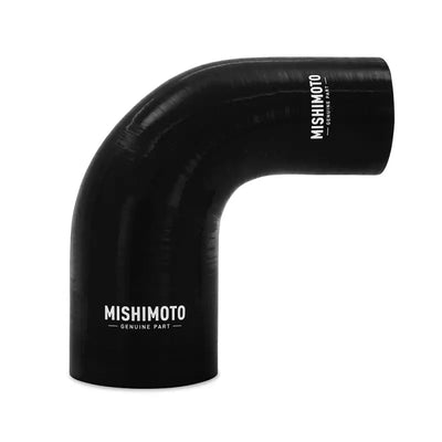 Mishimoto Silicone Reducer Coupler 90 Degree 3in to 3.5in - Black - Truck & Automotive