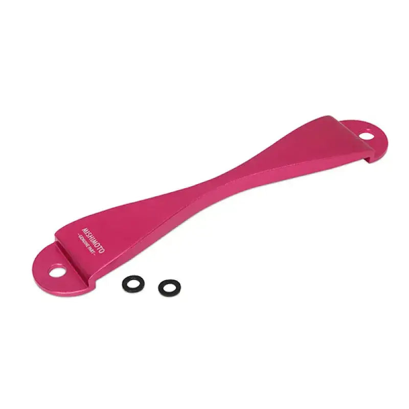 Mishimoto Subaru CNC Battery Tie-Down - Pink - Batteries