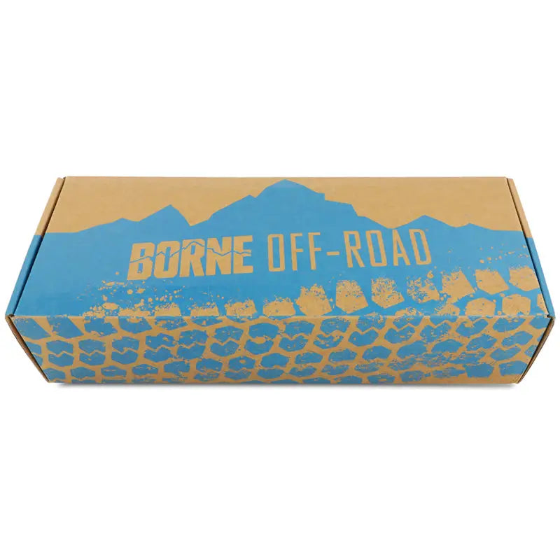 Rectangular cardboard box with off-road design for Mishimoto Tree Saver 3x8 product