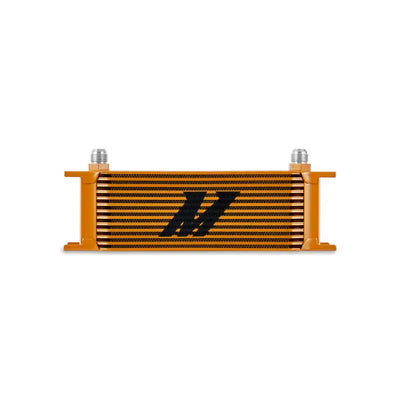 Mishimoto Universal 13-Row Oil Cooler Gold - Truck & Automotive