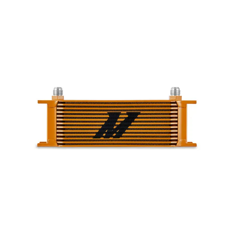 Mishimoto Universal 13-Row Oil Cooler Gold - Truck & Automotive