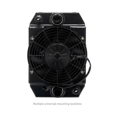 Mishimoto Universal Drag Race Performance Aluminum Radiator - Black - Mishimoto