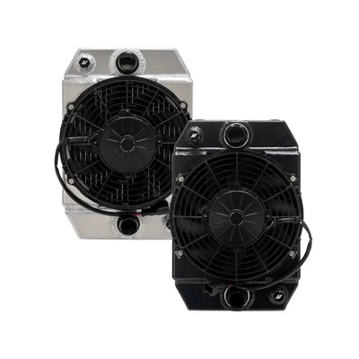 Mishimoto Universal Drag Race Performance Aluminum Radiator - Black - Mishimoto
