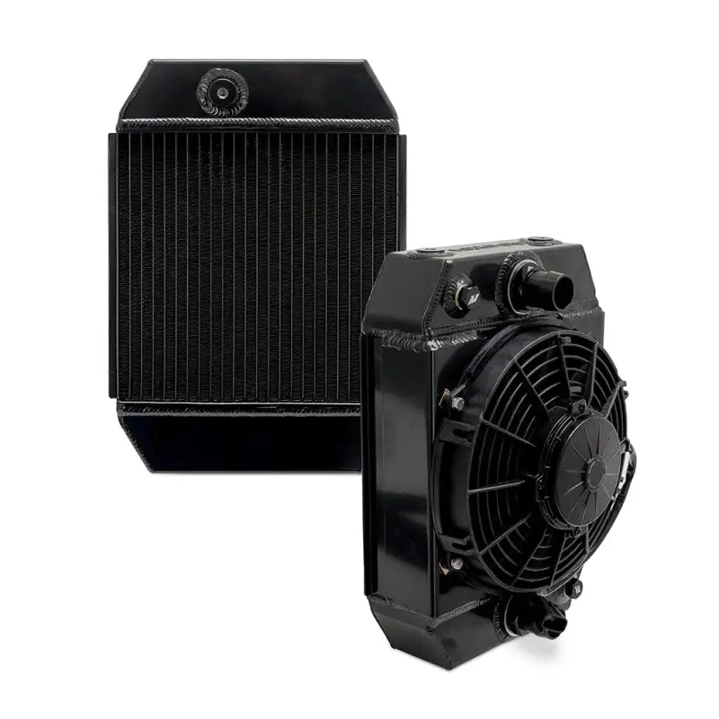 Mishimoto Universal Drag Race Performance Aluminum Radiator - Black - Mishimoto