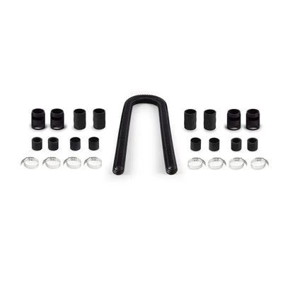 Mishimoto Universal Flexible Radiator 48in Hose Kit - Black - Truck & Automotive