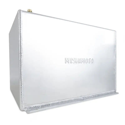 Silver rectangular Mishimoto coolant reservoir for Mishimoto Universal Ice Box Tank reservoir
