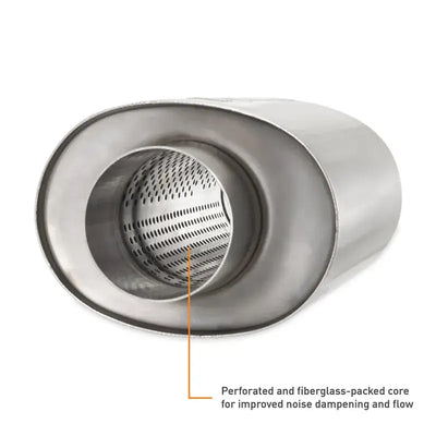 Mishimoto Universal Resonator with 2.5in Inlet/Outlet - Brushed - Exhaust