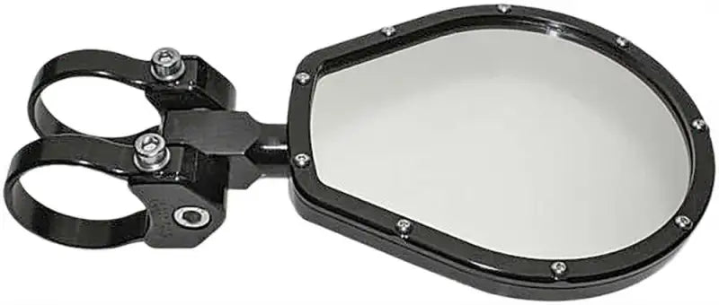 AXIA MOD6FSM-BK 6" Round Folding Side Mirror 2 Clamps Needed