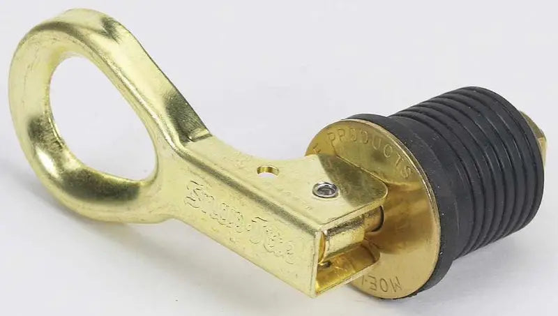 Moeller 02900010 1' Brass Snap-Tite Quality boat drain plug from Moeller