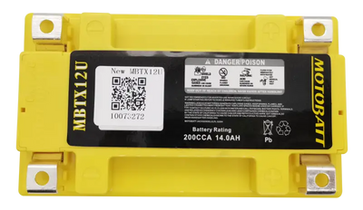 Battery Mbtx12u Sealed Factory Activated - MOTOBATT