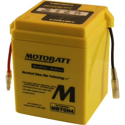 Battery Mbt6n4 Sealed Factory Activated - MOTOBATT