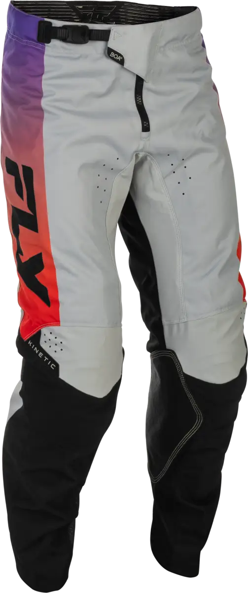 Kinetic Pants Grey/Red/Purple/Black Sz 32 - FLY RACING