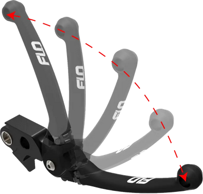 Mx Style Lever Set Black `23 24 Cvo - FLO MOTORSPORTS