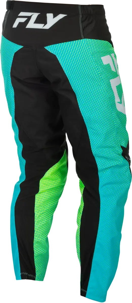 F 16 Pants Aqua/Black/White Sz 38 - FLY RACING