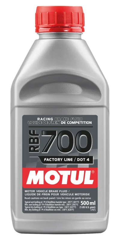 Motul 1/2L Brake Fluid RBF 700 - Racing DOT 4 - Truck & Automotive