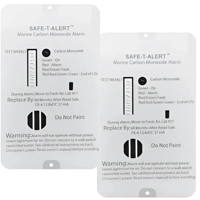 MTI Industry FX-4 Marine Carbon Monoxide Alarms - Pack of 2 - Detector