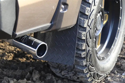 Mud Flap Multi-Fit (See Document for Guidance); 11 Inch X 19 Inch; Set of 2; Rectangle With Radius Notch; Without Logo;