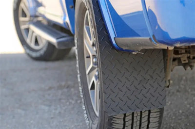 Mud Flap Multi-Fit (See Document for Guidance); 11 Inch X 19 Inch; Set of 2; Rectangle With Radius Notch; Without Logo;