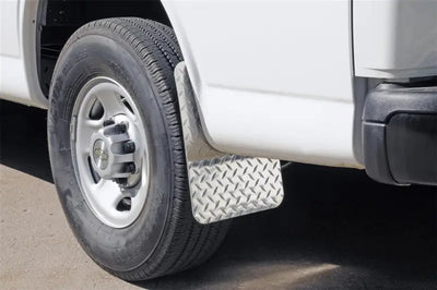 Mud Flap Multi-Fit (See Document for Guidance); 12 Inch X 16 Inch; Set of 2; Rectangle; Without Logo; Powder Coated;