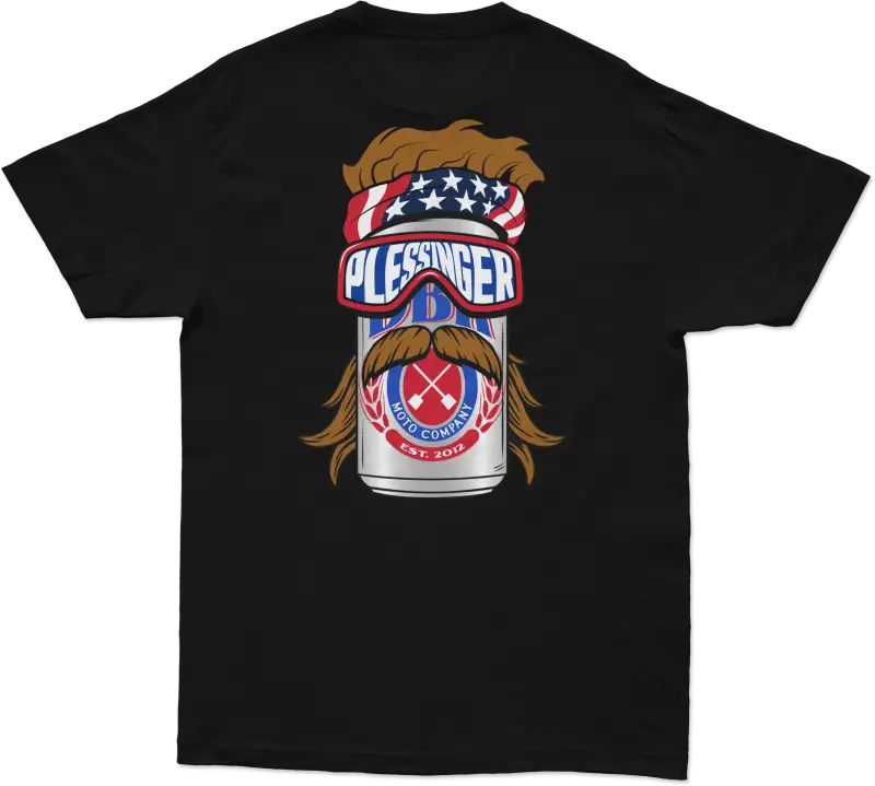 Mullet Madness Tee Black Md - DBK