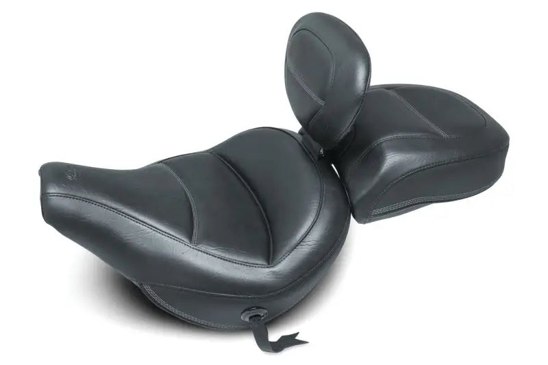 Mustang 18-21 Harley Heritage Classic Standard Deluxe Touring Recessed Passenger Seat - Black - 79331