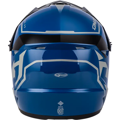 Mx 46 Compound Helmet Blue/Black/Grey Ym 